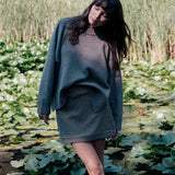 Taupe oversized cashmere sweater for women | Kajsa | Linnea Lund