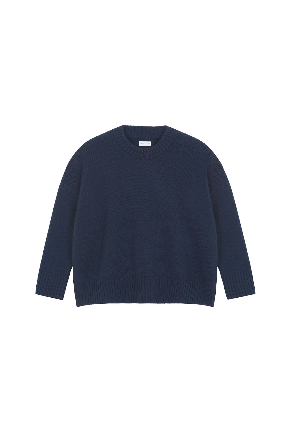 Blue oversized cashmere sweater for women | Kajsa | Linnea Lund