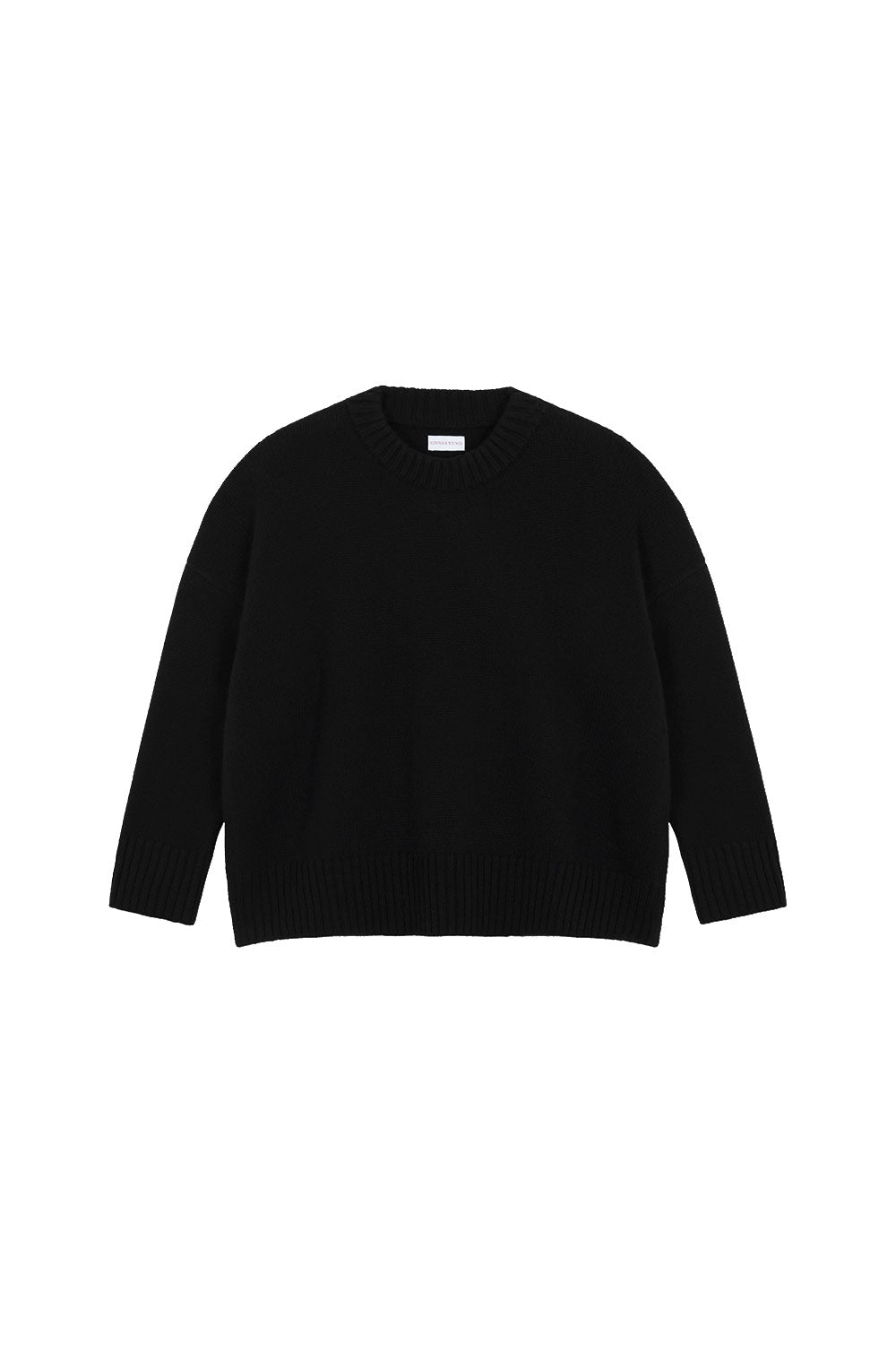 Black oversized cashmere sweater for women | Kajsa | Linnea Lund