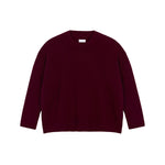 Burgundy oversized cashmere sweater for women | Kajsa | Linnea Lund