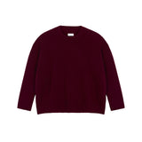 Burgundy oversized cashmere sweater for women | Kajsa | Linnea Lund