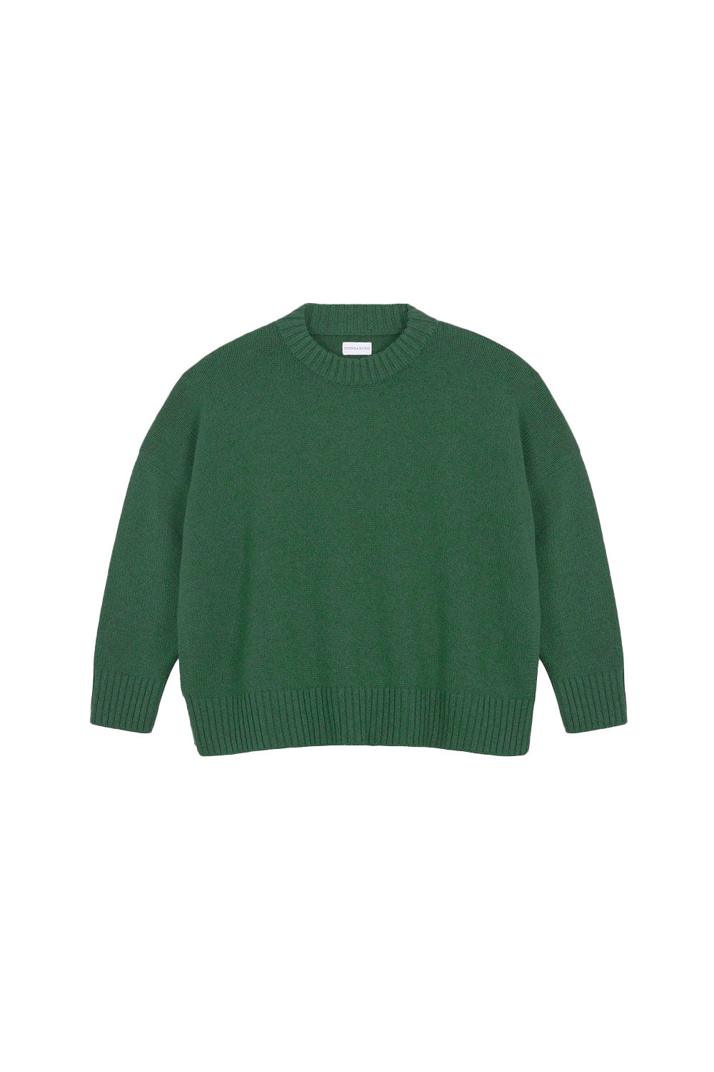 Green oversized cashmere sweater for women | Kajsa | Linnea Lund
