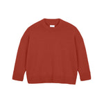 Ocher red oversized cashmere sweater for women | Kajsa | Linnea Lund