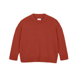 Ocher red oversized cashmere sweater for women | Kajsa | Linnea Lund
