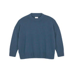 Denim blue oversized cashmere sweater for women | Kajsa | Linnea Lund