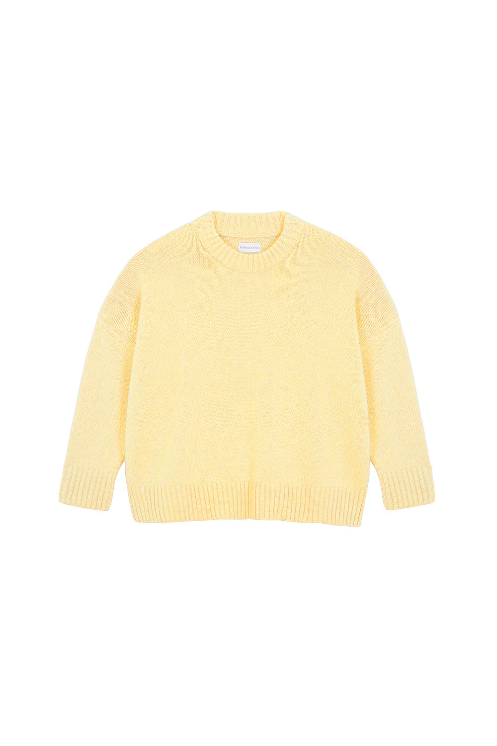 Yellow oversized cashmere sweater for women | Kajsa | Linnea Lund