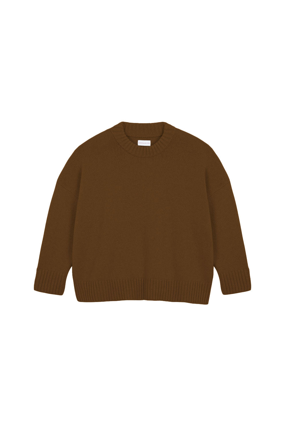 Brown oversized cashmere sweater for women | Kajsa | Linnea Lund
