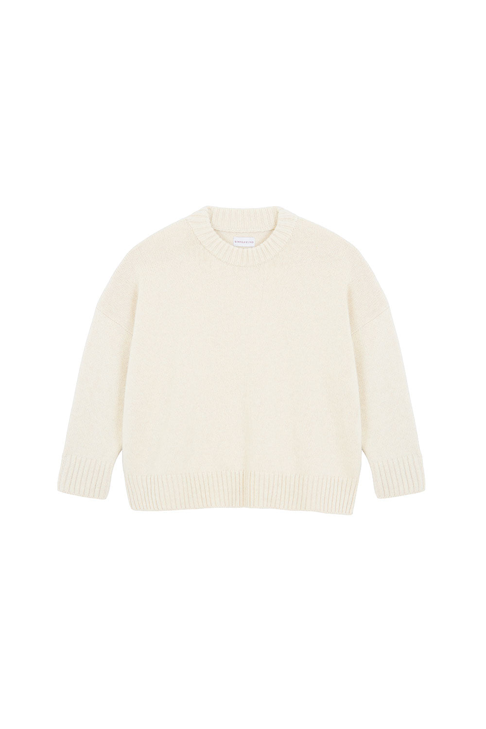 White oversized cashmere sweater for women | Kajsa | Linnea Lund