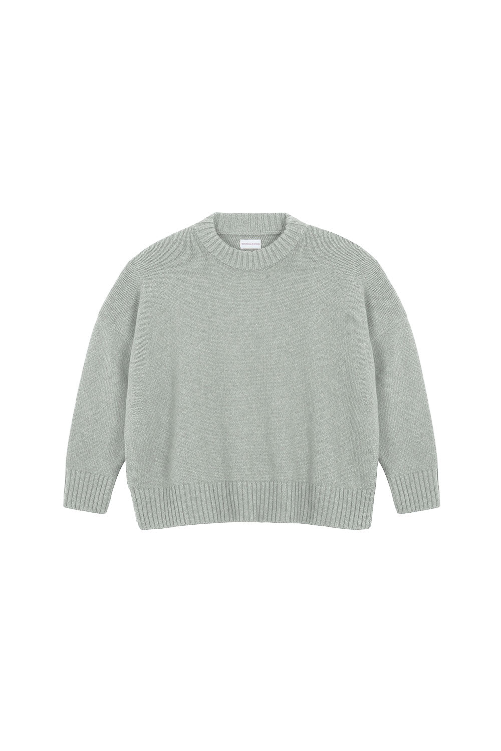 Light grey oversized cashmere sweater for women | Kajsa | Linnea Lund