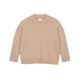 Sand beige oversized cashmere sweater for women | Kajsa | Linnea Lund