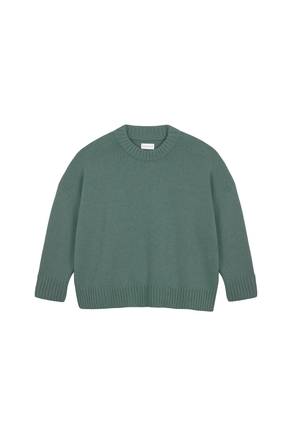 Verdigris oversized cashmere sweater for women | Kajsa | Linnea Lund