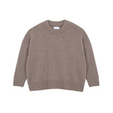 Taupe oversized cashmere sweater for women | Kajsa | Linnea Lund