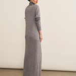 Grey cashmere dress women - back view | Lauren | Linnea Lund