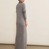 Grey cashmere dress women - back view | Lauren | Linnea Lund