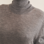 Grey cashmere dress women - focus | Lauren | Linnea Lund