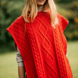 Lilly Poncho - Cherry Red (Archives)