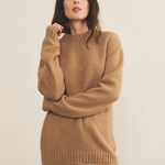 Brown cashmere sweater women - front | Margot | Linnea Lund