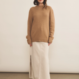Brown cashmere sweater women - look | Margot | Linnea Lund