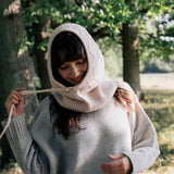 Powder pink cashmere balaclava | Marine | Linnea Lund