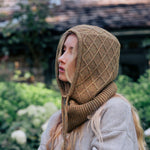 Ocher green cashmere balaclava | Marine | Linnea Lund