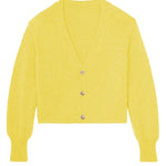 flash yellow cashmere cardigan women | Matilda | Linnea Lund