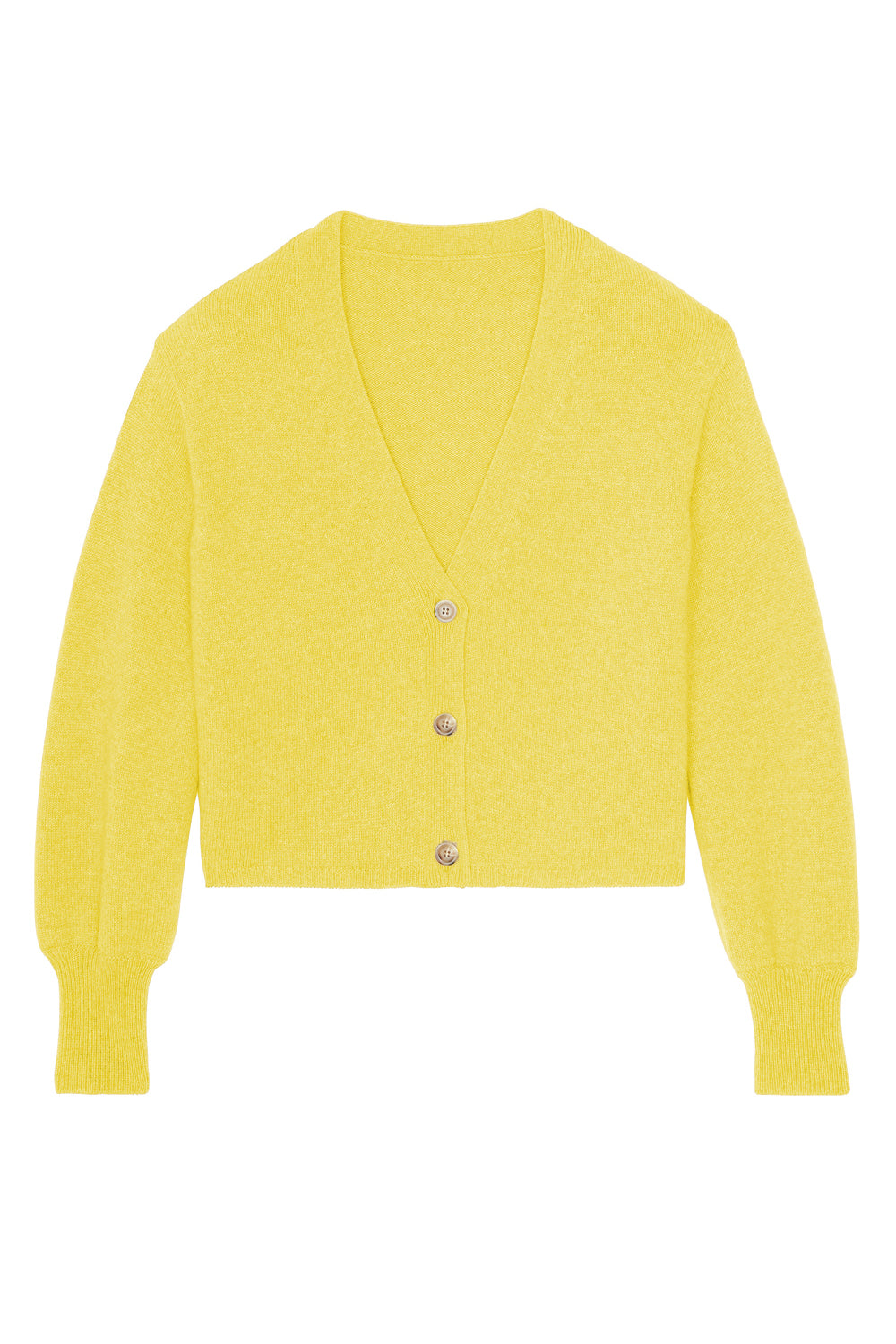 flash yellow cashmere cardigan women | Matilda | Linnea Lund