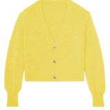 flash yellow cashmere cardigan women | Matilda | Linnea Lund