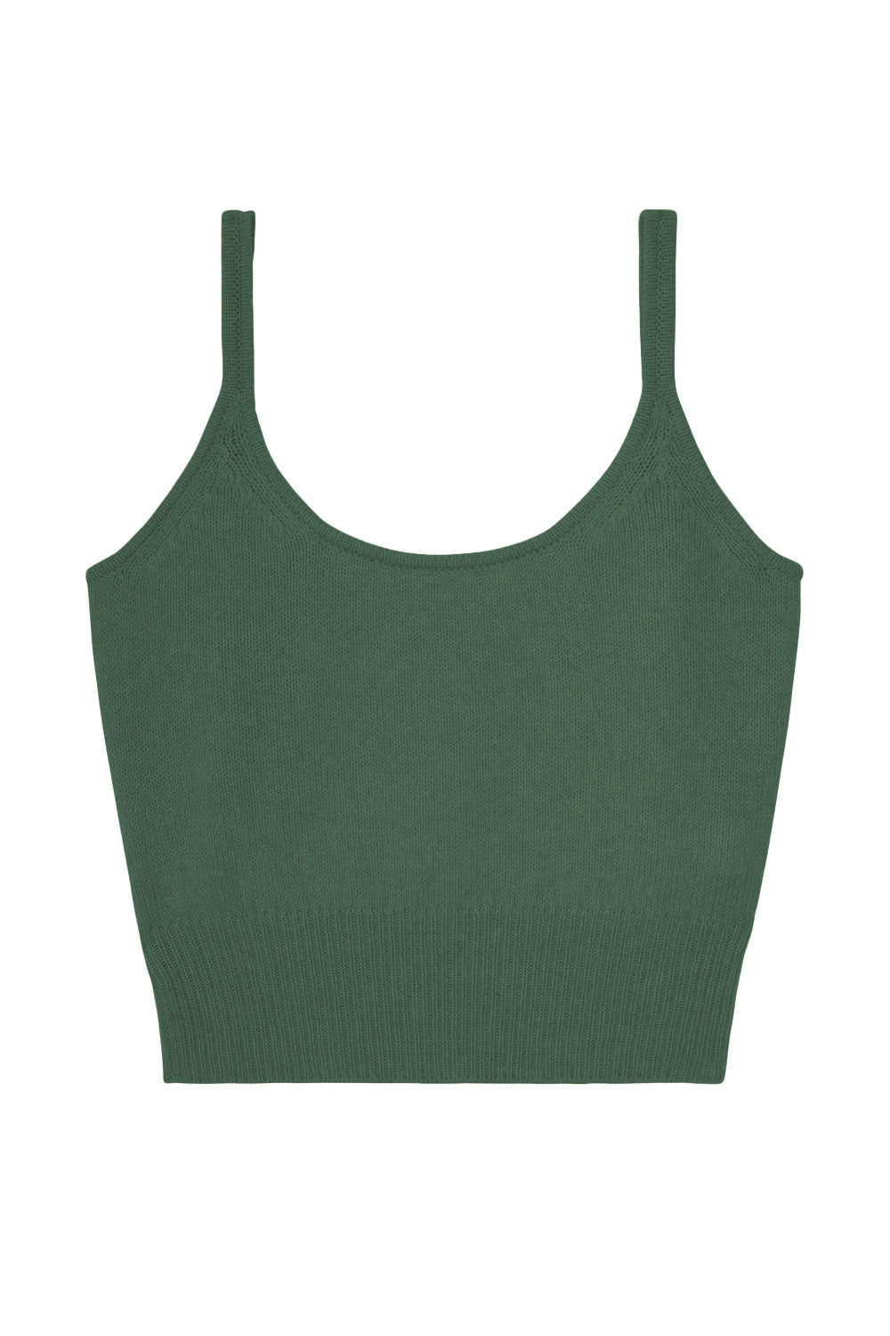Green cashmere top - packshot | Maud | Linnea Lund