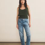 Dark green cashmere top women - look | Maud | Linnea Lund