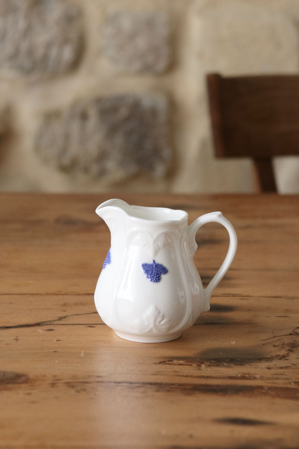 Vintage milk jug Gustavsberg Porcelain, Blå Blom, 1960
