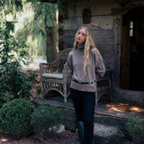 Turtleneck oversize brown cashmere sweater | Nathalie | Linnea Lund