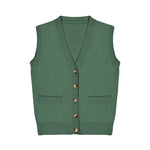 Green cashmere cardigan - packshot | Nicolas | Linnea Lund