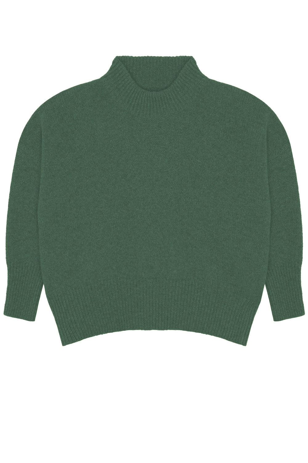 Green cashmere sweater - packshot | Nina | Linnea Lund