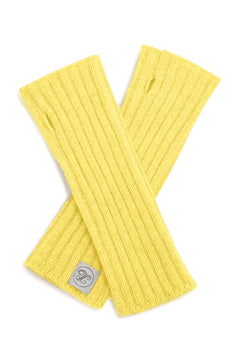 flash yellow cashmere mittens unisex | Noah | Linnea Lund