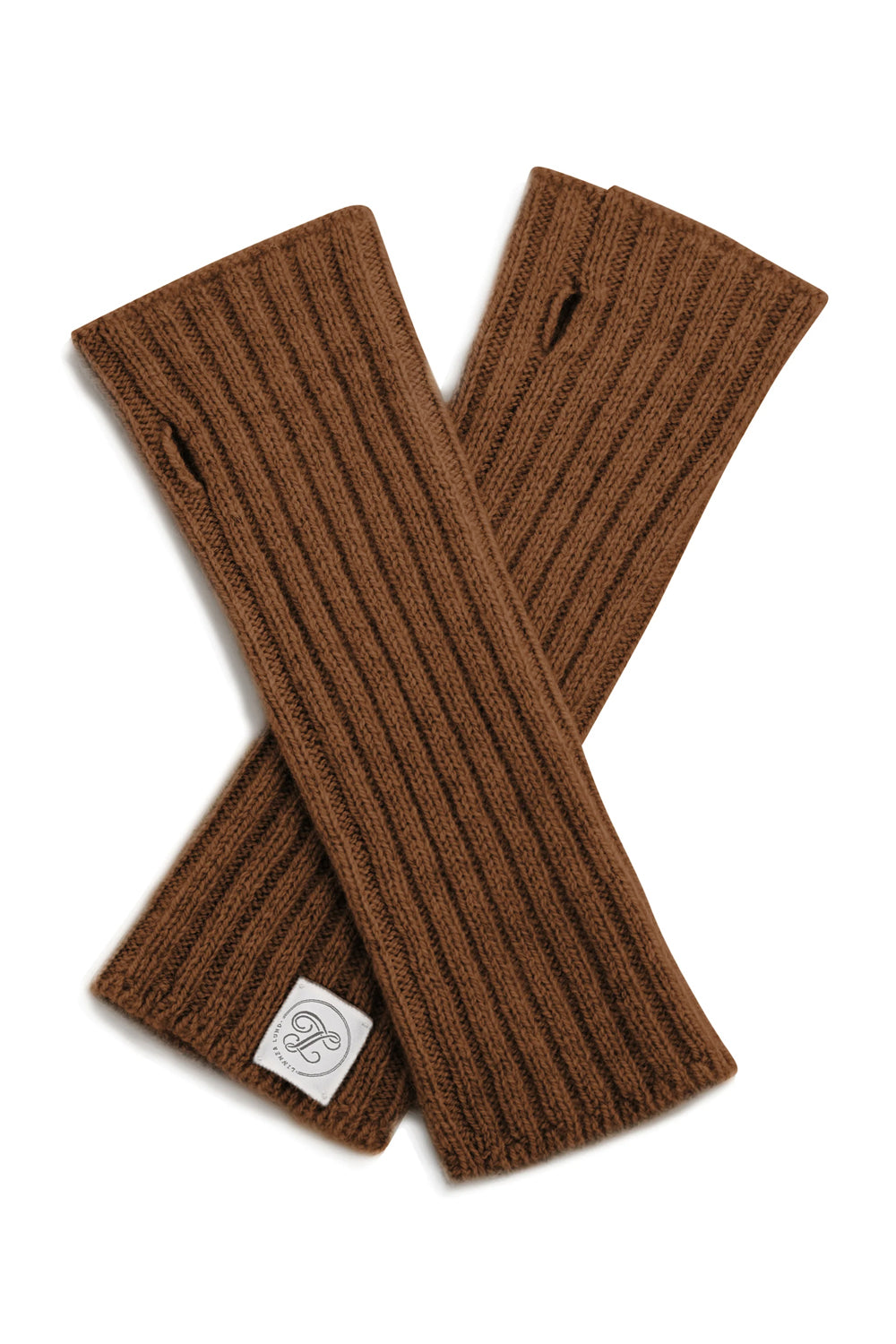 brown cashmere mittens unisex - packshot | Noah | Linnea Lund