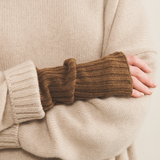 brown cashmere mittens for women | Noah | Linnea Lund