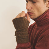 brown cashmere mittens for men | Noah | Linnea Lund