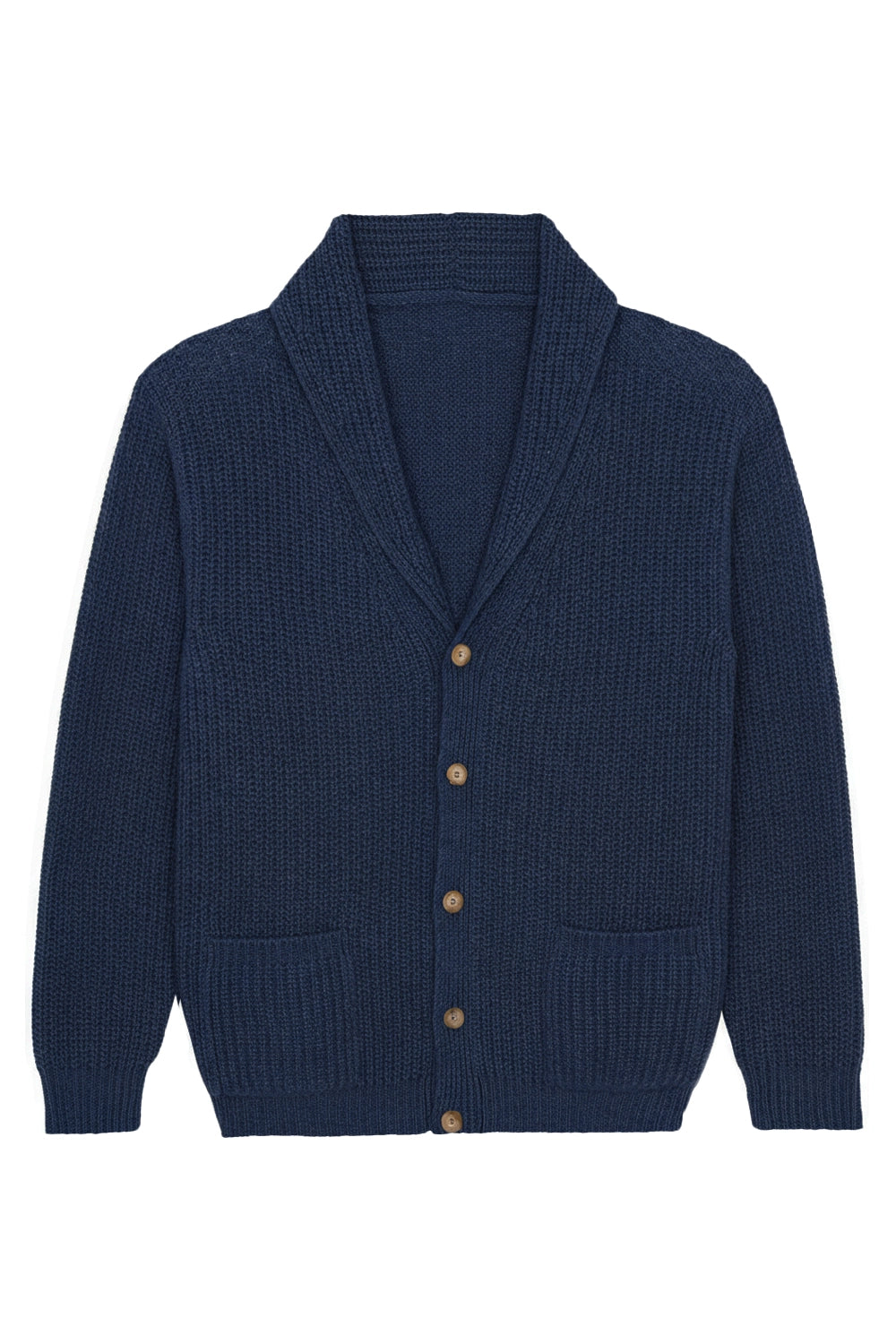 blue cashmere sweater men - packshot | Philippe | Linnea Lund