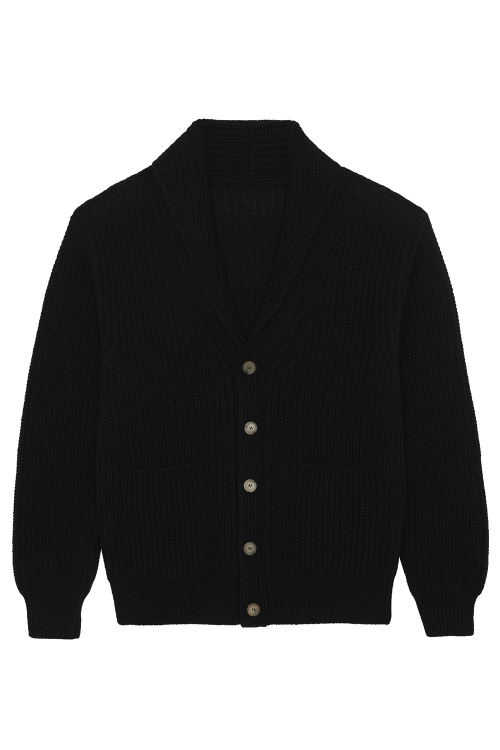 Black cashmere sweater men - packshot | Philippe | Linnea Lund
