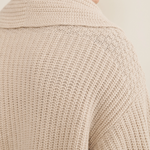 beige cashmere cardigan men - focus| Philippe | Linnea Lund