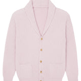 Light pink cashmere cardigan men - packshot | Philippe | Linnea Lund