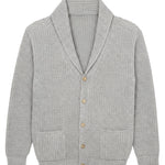 light grey cashmere sweater men - packshot | Philippe | Linnea Lund