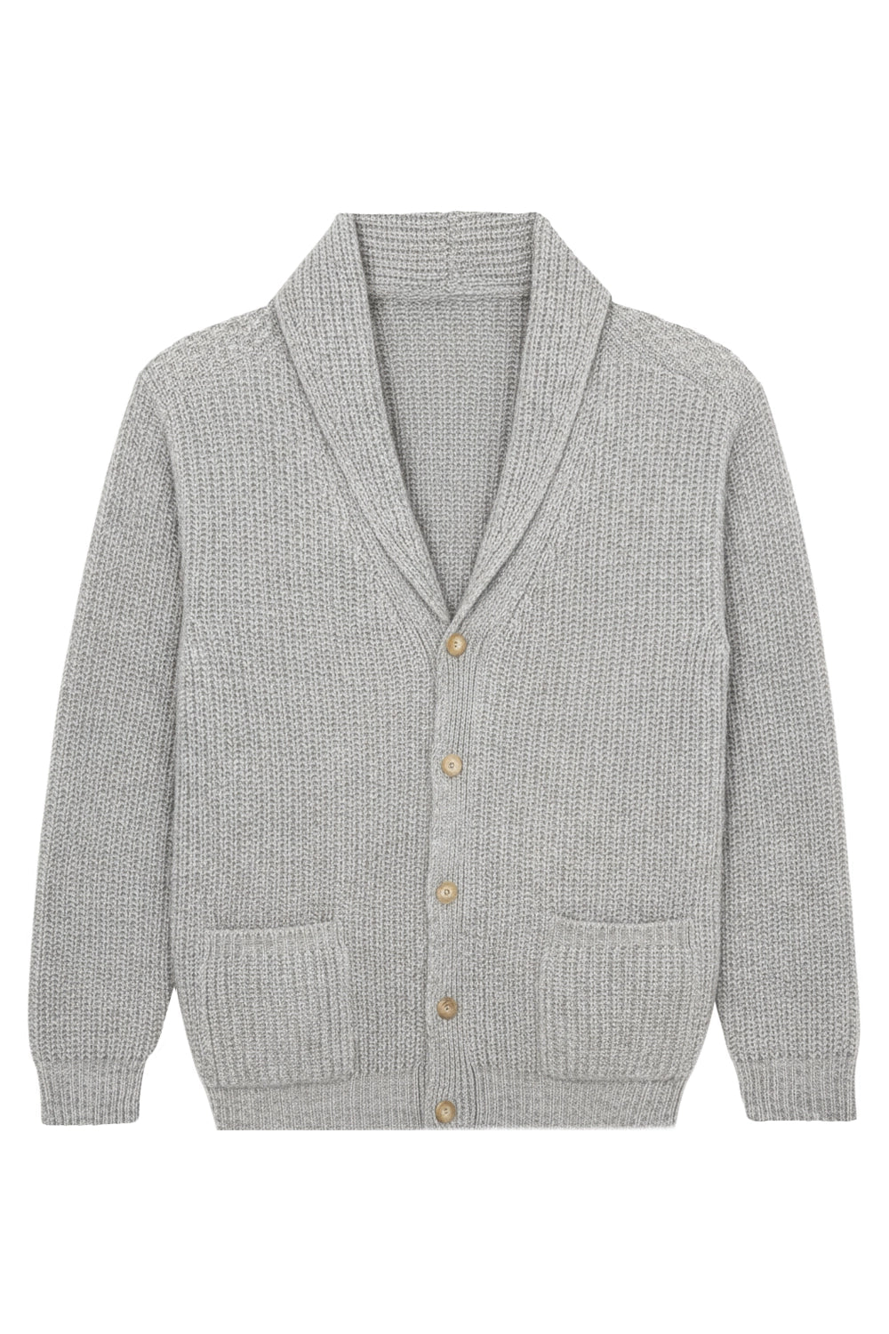 light grey cashmere sweater men - packshot | Philippe | Linnea Lund