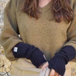 ocher green cashmere sweater women - video | Emilie | Linnea Lund
