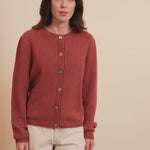 Cashmere cardigan women red - video | Gabriella | Linnea Lund