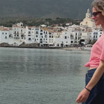 Cashmere and silk tee-shirt pink | Elio | Linnea Lund