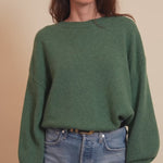 Green cashmere sweater women - video | Sarah | Linnea Lund