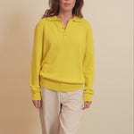 Cashmere polo women flash yellow - video | Ralph | Linnea Lund
