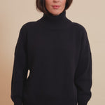 Navy blue cashmere sweater women - video | Christina | Linnea Lund