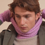 bubblegum pink cashmere collar men - video | Maya | Linnea Lund